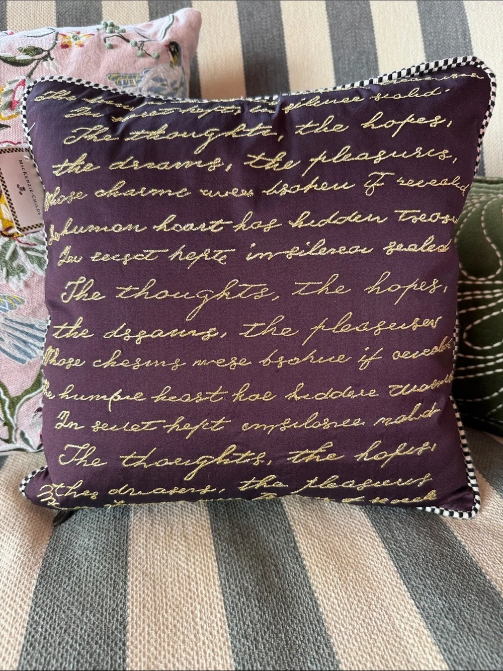 MacKenzie Child’s pillow - Picture 1 of 4